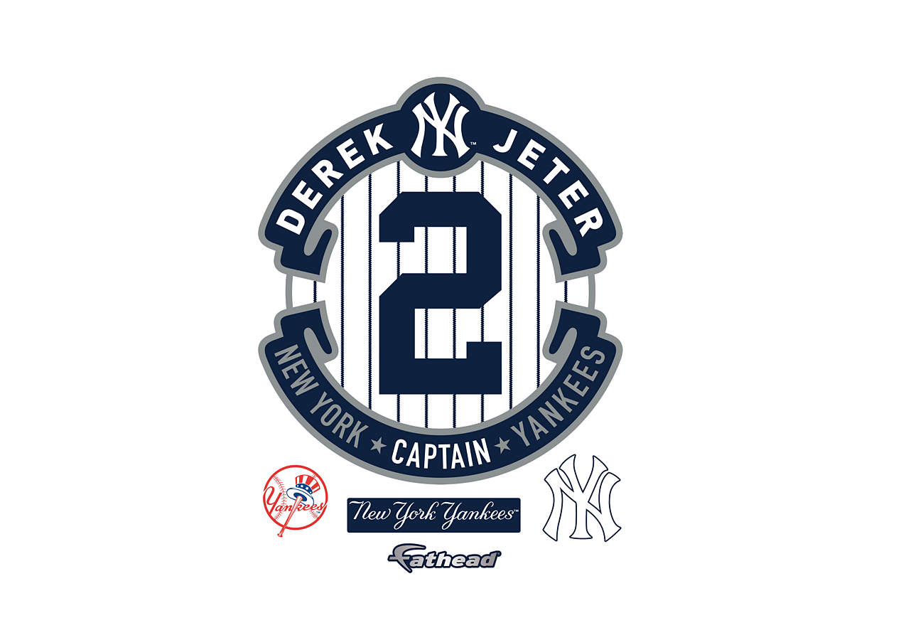Small Derek Jeter Teammate Logo Decal | Shop Fathead® for New York Yankees Graphics1268 x 900
